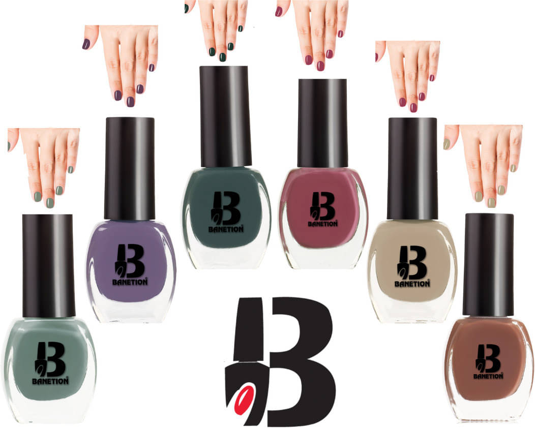     			Banetion Multi MATTE Nail Polish 42 ( Pack of 6 )