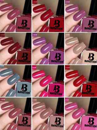     			Banetion Multi MATTE Nail Polish 84 ( Pack of 12 )