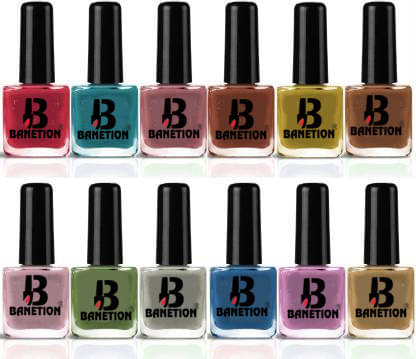     			Banetion Multi MATTE Nail Polish 84 ( Pack of 12 )