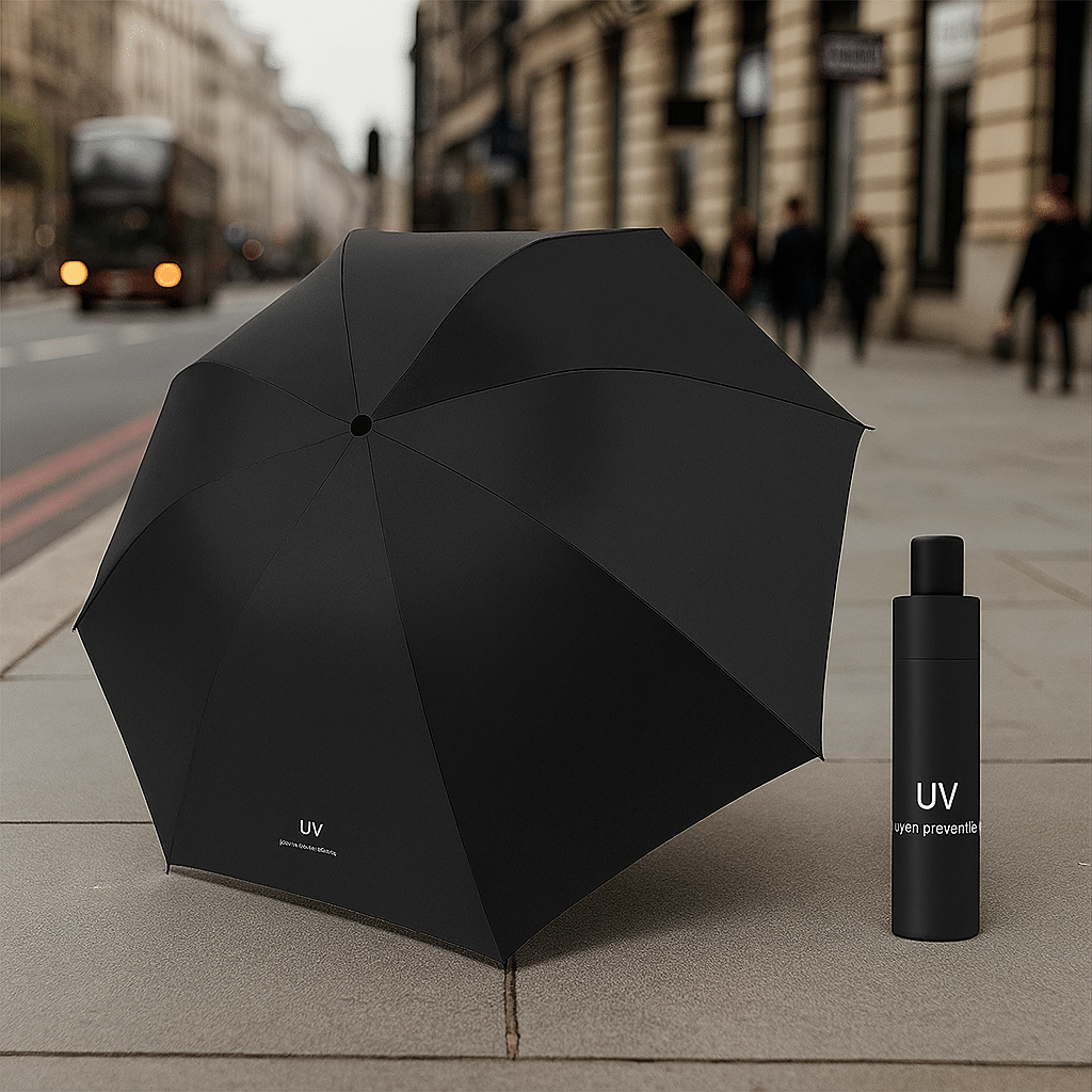 Baskety Black 3 Fold Umbrella Baskety Black 3 Fold Umbrella