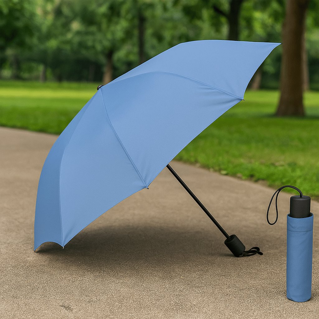 Baskety Navy 2 Fold Umbrella Baskety Navy 2 Fold Umbrella