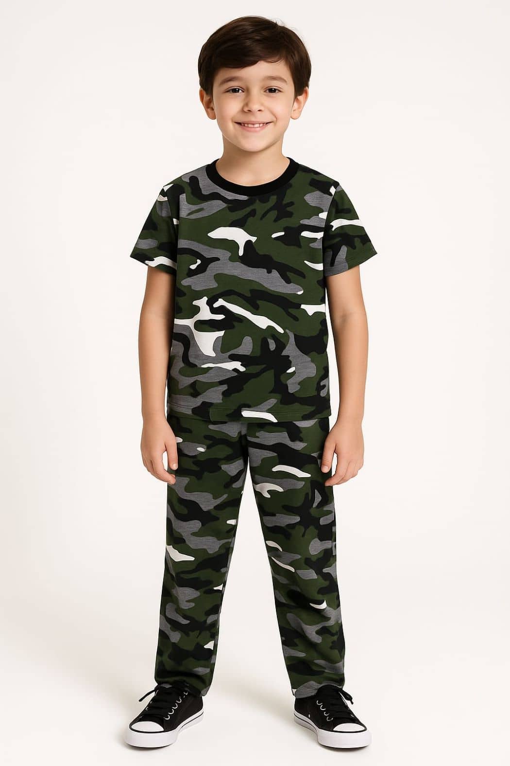 COOLTEES4U Pack of 1 Unisex Cotton T-Shirt & Trackpants Set ( Multicolor )