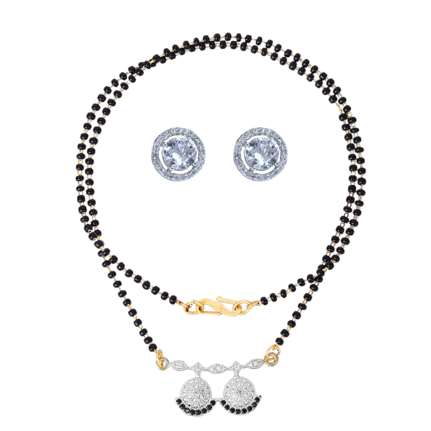 Charms White Mangalsutra Set ( Pack of 1 ) Charms White Mangalsutra Set ( Pack of 1 )