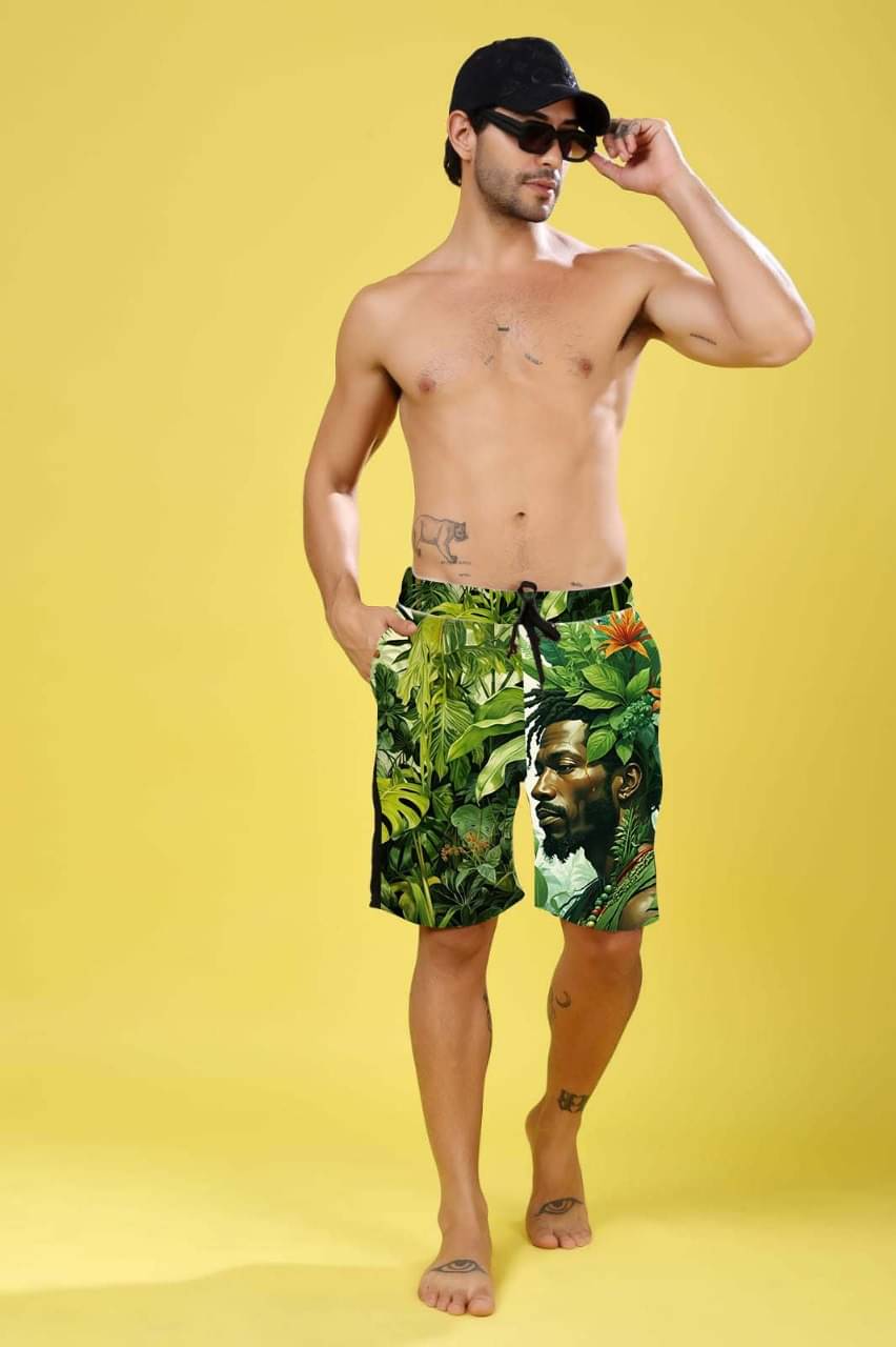 FLIRTY SOUL Multicolor Polyester Men's Shorts ( Pack of 1 ) FLIRTY SOUL Multicolor Polyester Men's Shorts ( Pack of 1 )