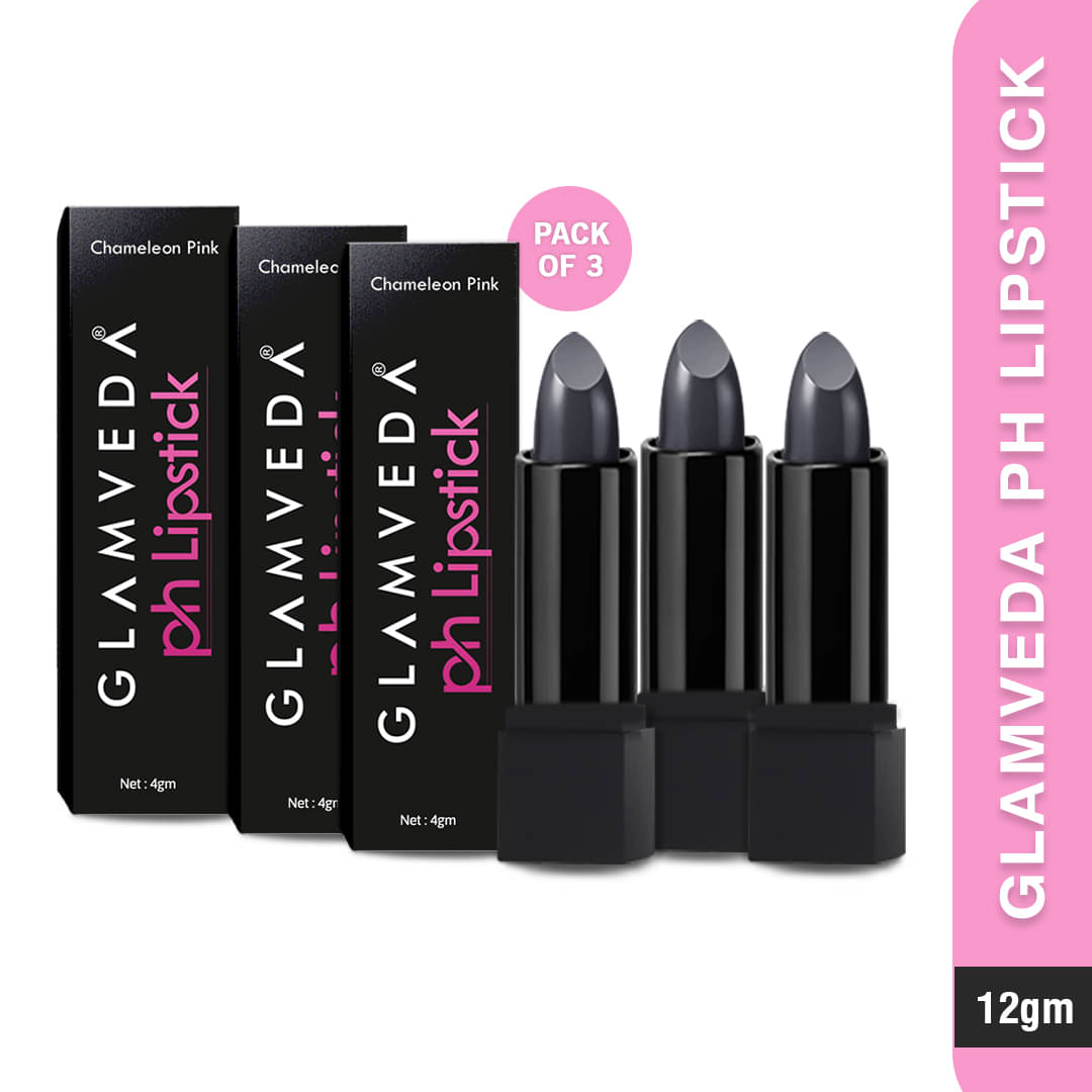 Glamveda Pink Glossy Color Changing Stain Lipstick ( Pack of 3 ) Glamveda Pink Glossy Color Changing Stain Lipstick ( Pack of 3 )