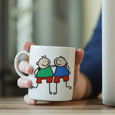     			InShreys Best Friend Graphic Ceramic Coffee Mug 340 mL ( Pack of 1 )