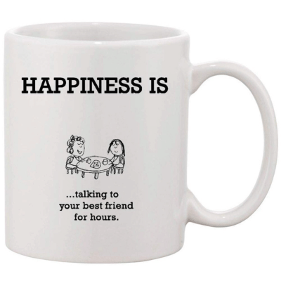     			InShreys Happiness Quote Graphic Ceramic Coffee Mug 330 mL ( Pack of 1 )