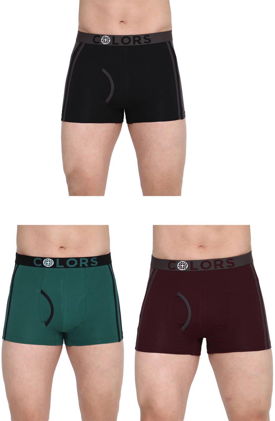 Rupa Frontline Pack of 3 Cotton Trunks For Men's ( Multicolor ) Rupa Frontline Pack of 3 Cotton Trunks For Men's ( Multicolor )