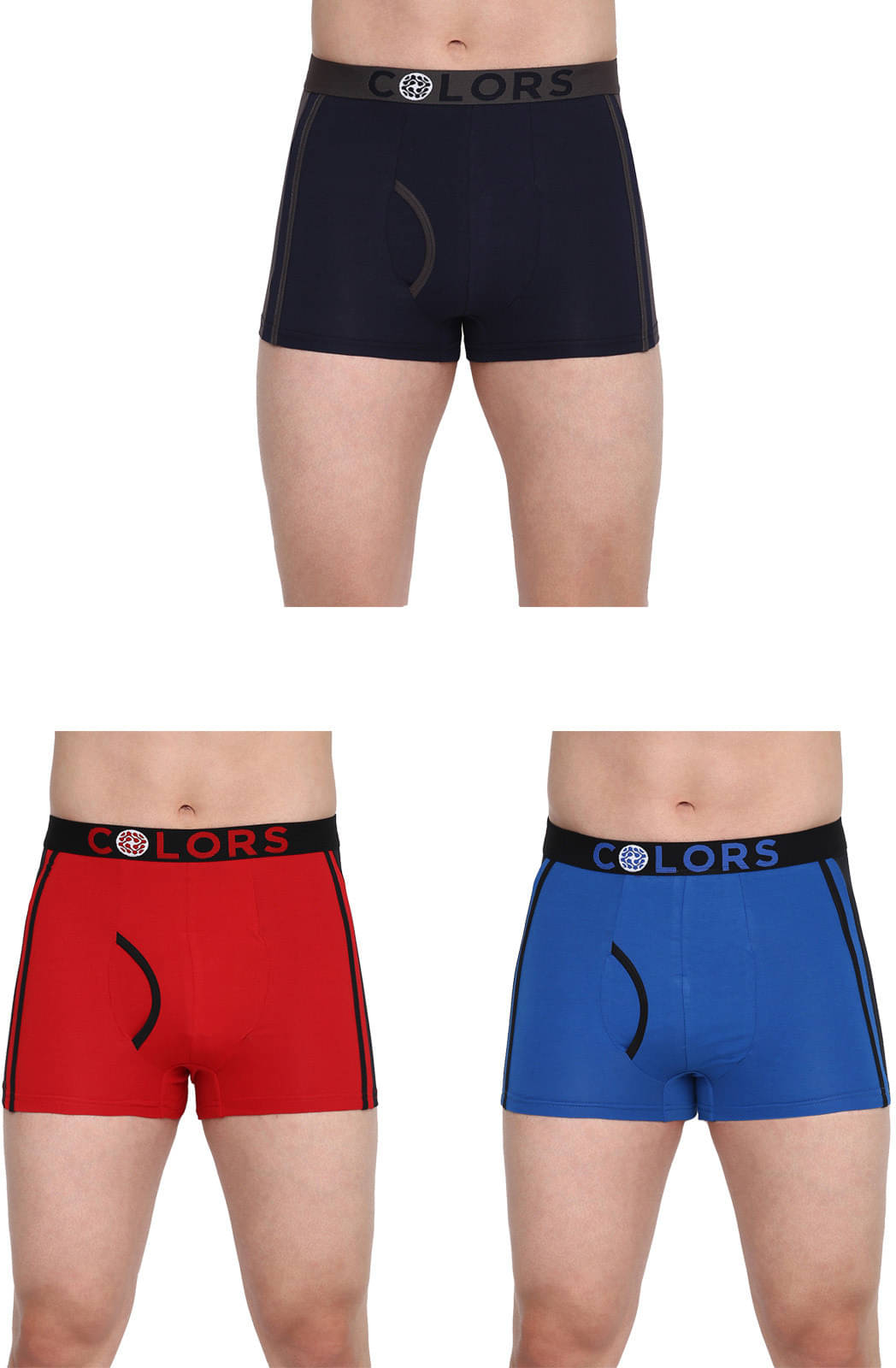 Rupa Frontline Pack of 3 Cotton Trunks For Men's ( Multicolor ) Rupa Frontline Pack of 3 Cotton Trunks For Men's ( Multicolor )
