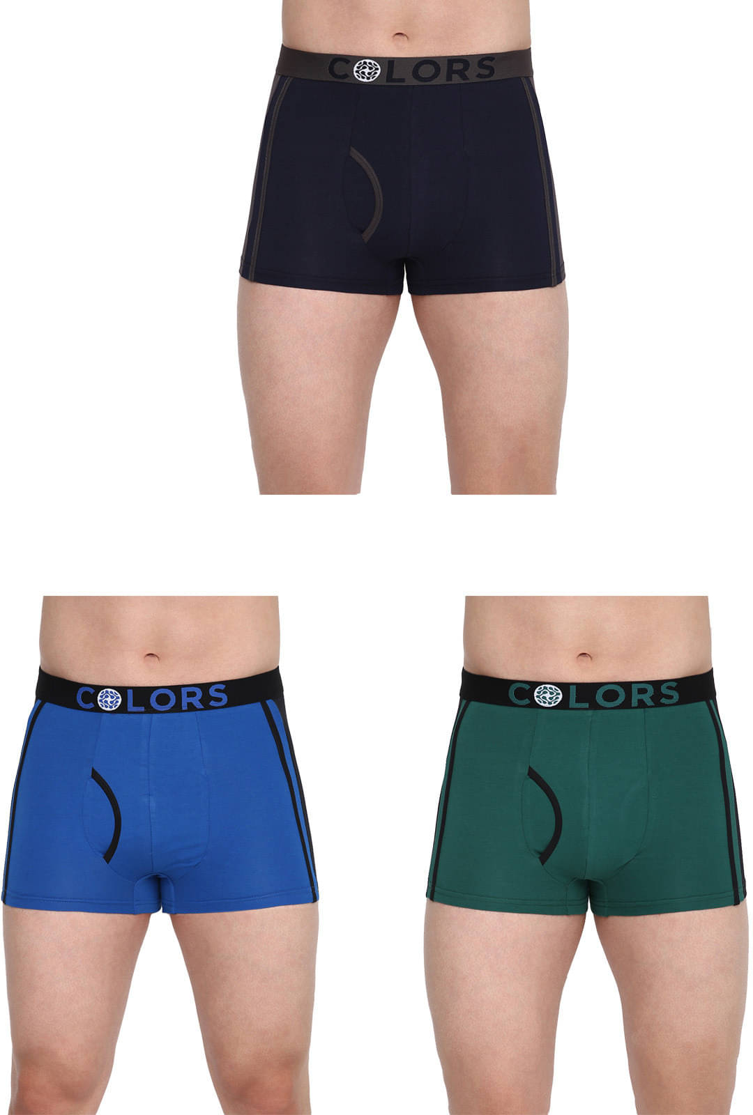 Rupa Frontline Pack of 3 Cotton Trunks For Men's ( Multicolor ) Rupa Frontline Pack of 3 Cotton Trunks For Men's ( Multicolor )