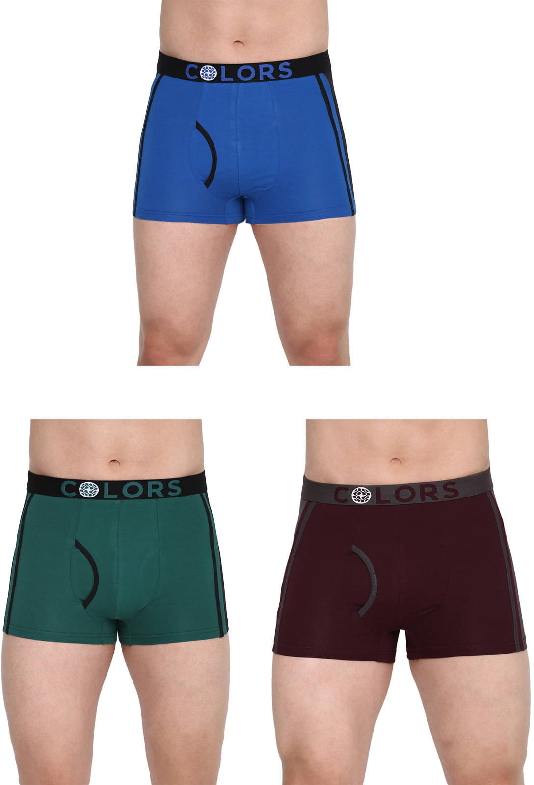 Rupa Frontline Pack of 3 Cotton Trunks For Men's ( Multicolor ) Rupa Frontline Pack of 3 Cotton Trunks For Men's ( Multicolor )