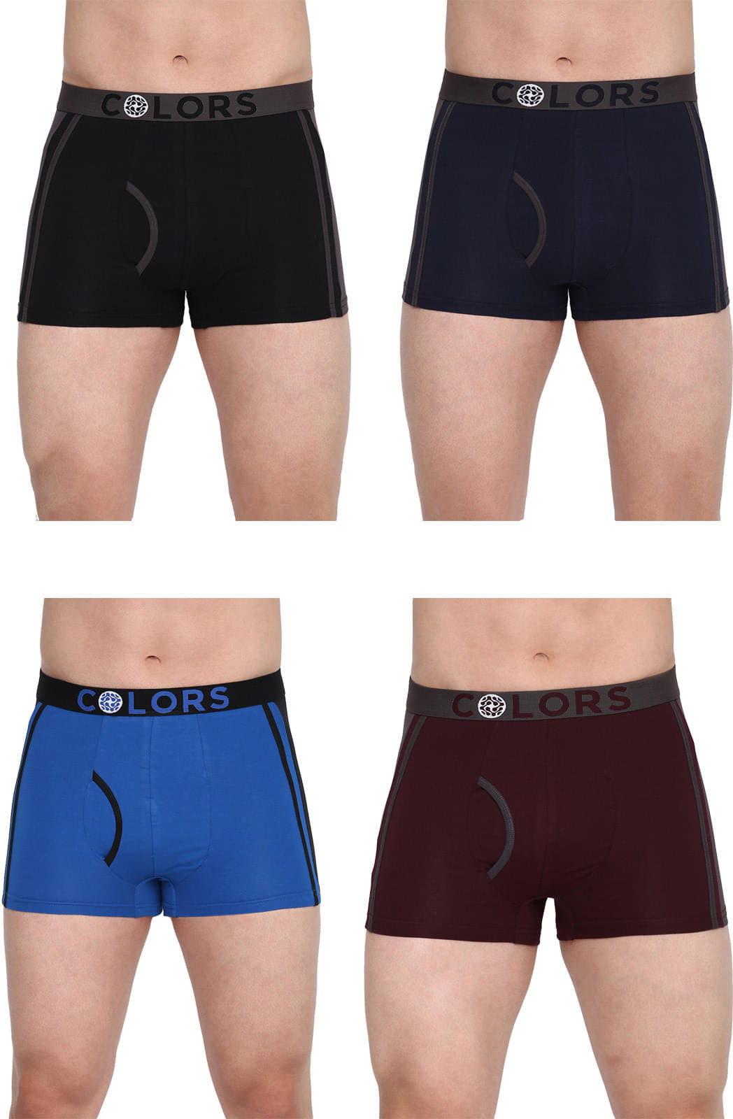 Rupa Frontline Pack of 4 Cotton Trunks For Men's ( Multicolor ) Rupa Frontline Pack of 4 Cotton Trunks For Men's ( Multicolor )