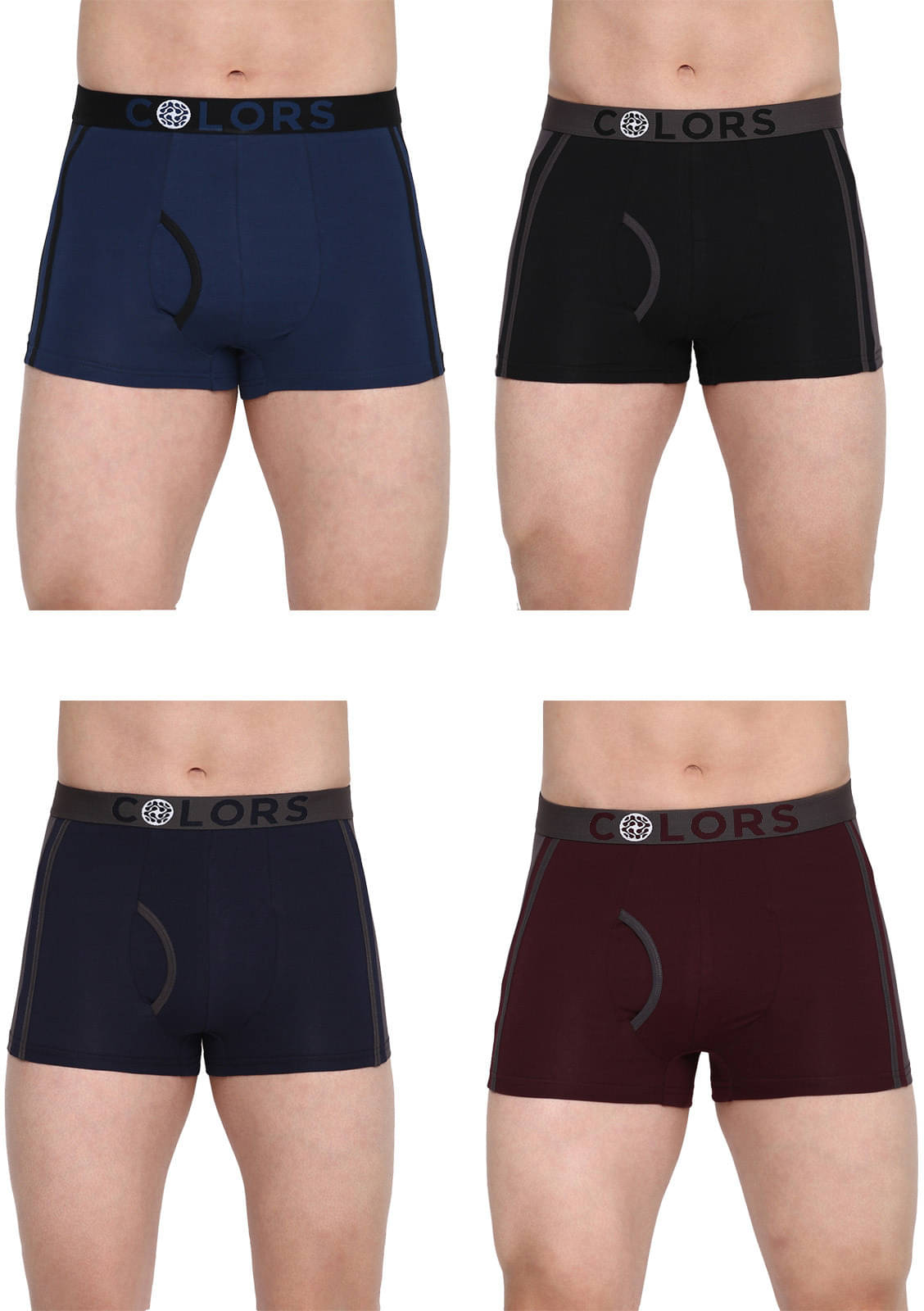 Rupa Frontline Pack of 4 Cotton Trunks For Men's ( Multicolor ) Rupa Frontline Pack of 4 Cotton Trunks For Men's ( Multicolor )