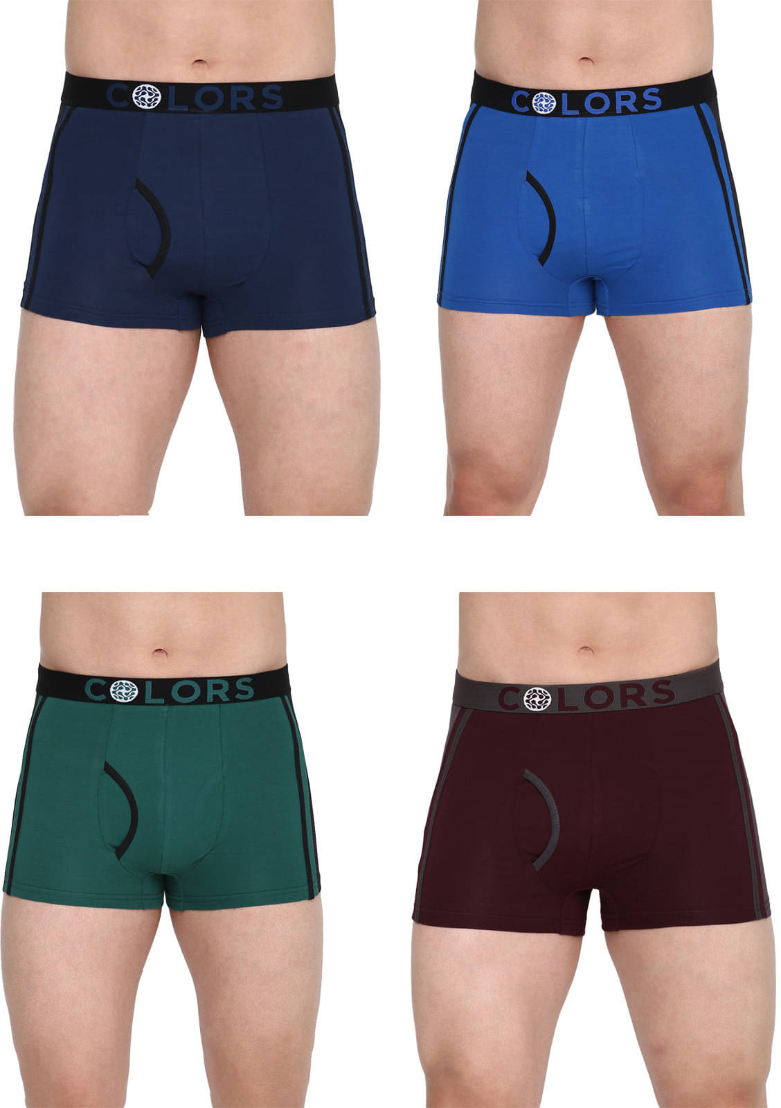 Rupa Frontline Pack of 4 Cotton Trunks For Men's ( Multicolor ) Rupa Frontline Pack of 4 Cotton Trunks For Men's ( Multicolor )