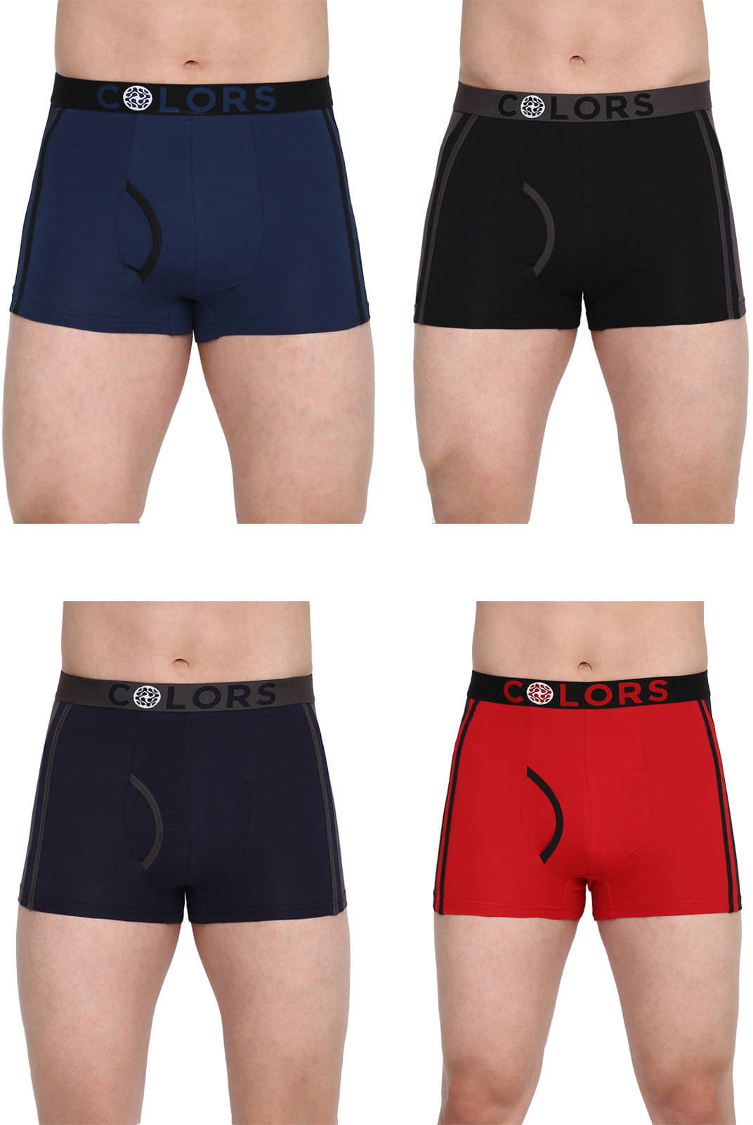 Rupa Frontline Pack of 4 Cotton Trunks For Men's ( Multicolor ) Rupa Frontline Pack of 4 Cotton Trunks For Men's ( Multicolor )