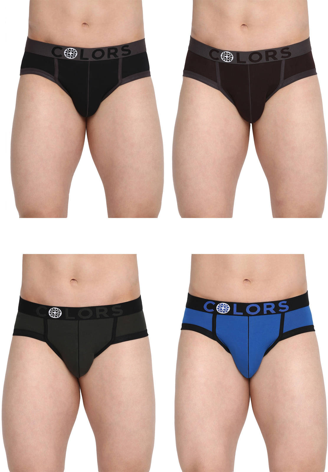     			Rupa Frontline Pack of 4 Cotton Briefs For Men's ( Multicolor )