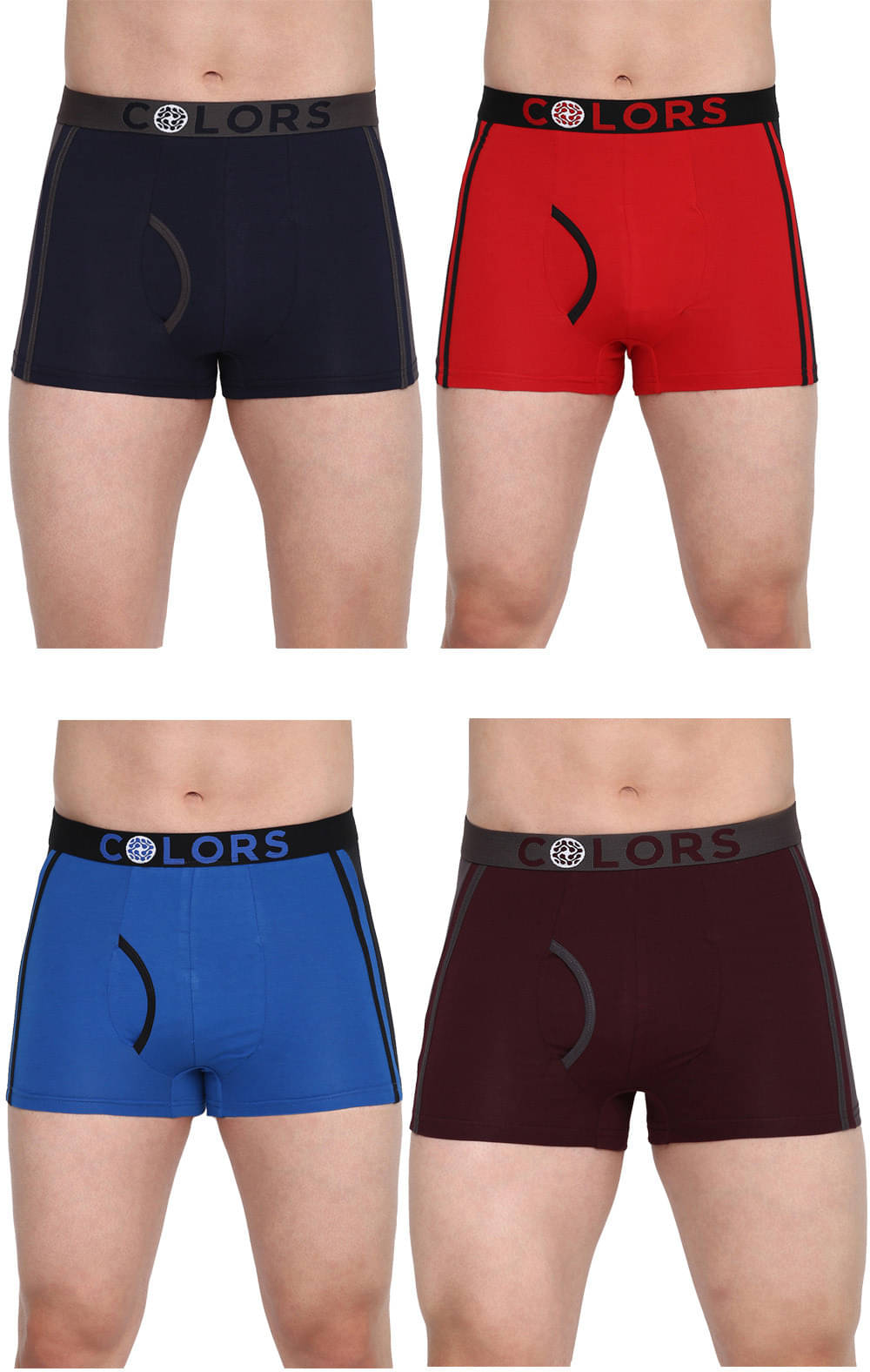 Rupa Frontline Pack of 4 Cotton Trunks For Men's ( Multicolor ) Rupa Frontline Pack of 4 Cotton Trunks For Men's ( Multicolor )
