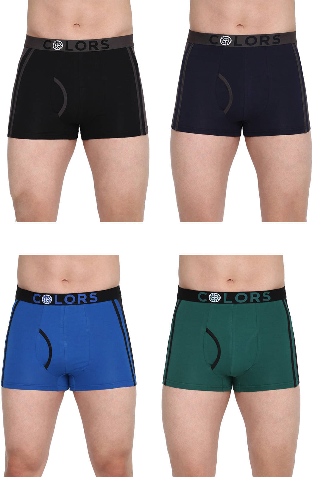 Rupa Frontline Pack of 4 Cotton Trunks For Men's ( Multicolor ) Rupa Frontline Pack of 4 Cotton Trunks For Men's ( Multicolor )