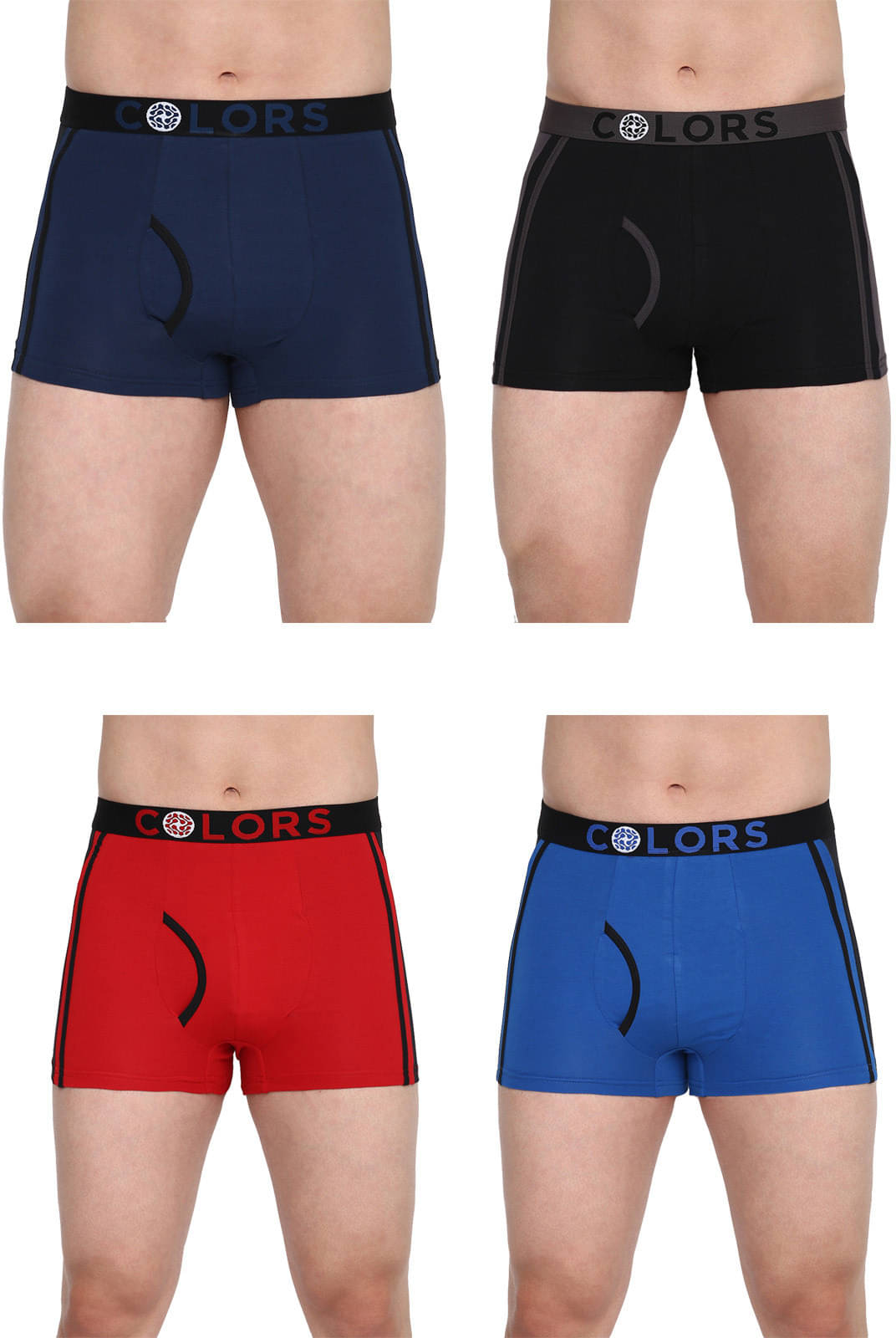 Rupa Frontline Pack of 4 Cotton Trunks For Men's ( Multicolor ) Rupa Frontline Pack of 4 Cotton Trunks For Men's ( Multicolor )