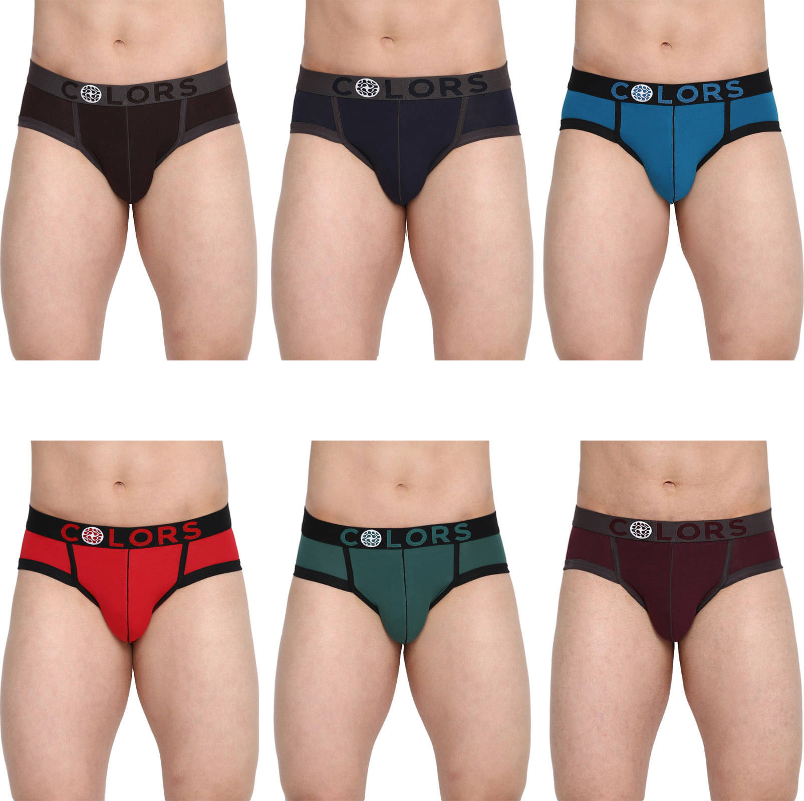 Rupa Frontline Pack of 6 Cotton Briefs For Men's ( Multicolor ) Rupa Frontline Pack of 6 Cotton Briefs For Men's ( Multicolor )