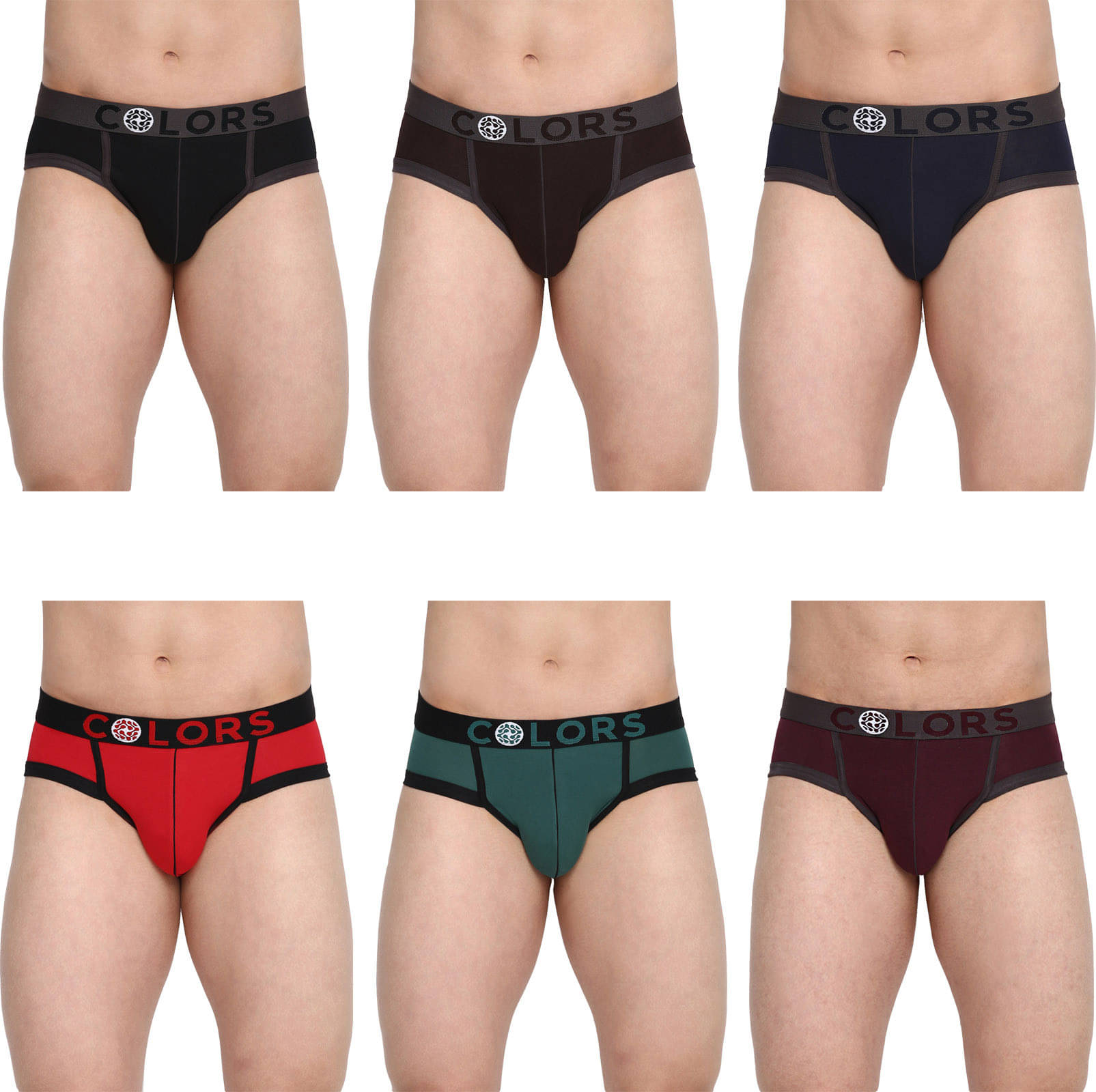     			Rupa Frontline Pack of 6 Cotton Briefs For Men's ( Multicolor )