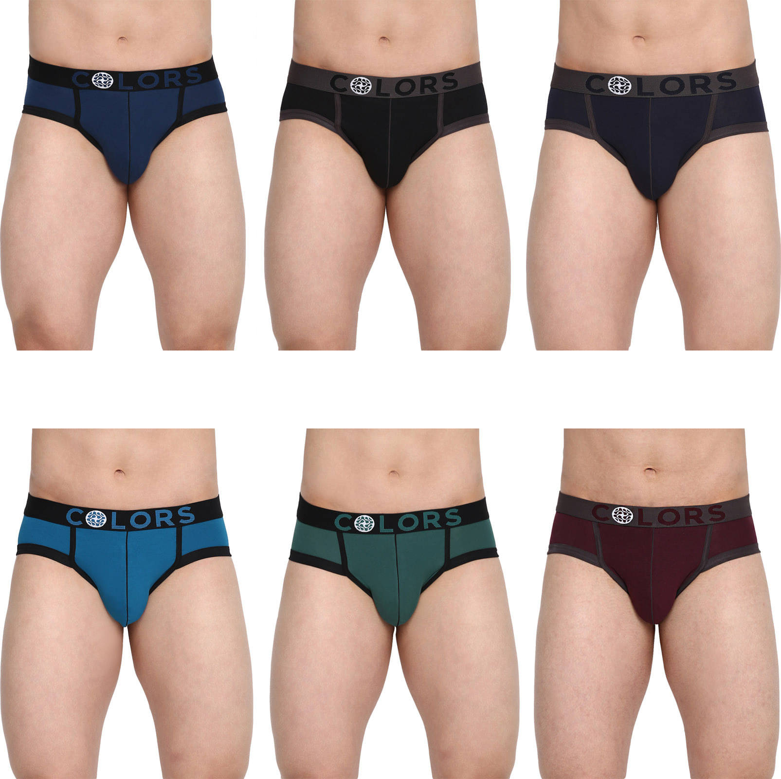 Rupa Frontline Pack of 6 Cotton Briefs For Men's ( Multicolor ) Rupa Frontline Pack of 6 Cotton Briefs For Men's ( Multicolor )