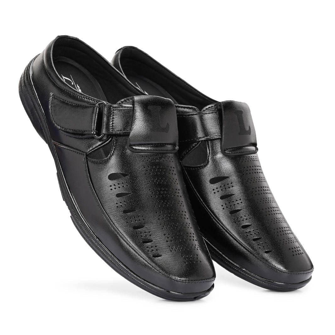     			SNEAKER Open half sandal Black Men's Lifestyle Shoes