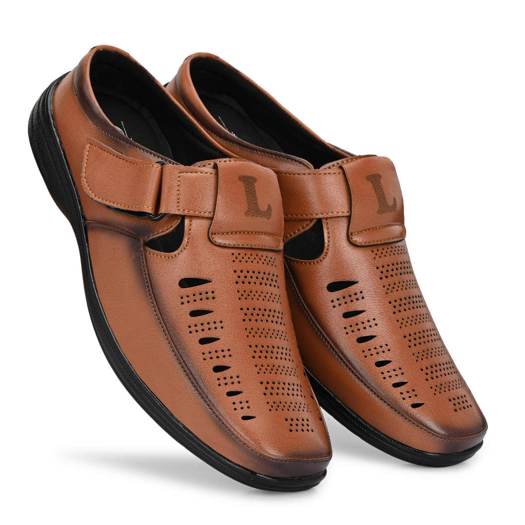 SNEAKER Open half sandal Tan Men's Lifestyle Shoes SNEAKER Open half sandal Tan Men's Lifestyle Shoes