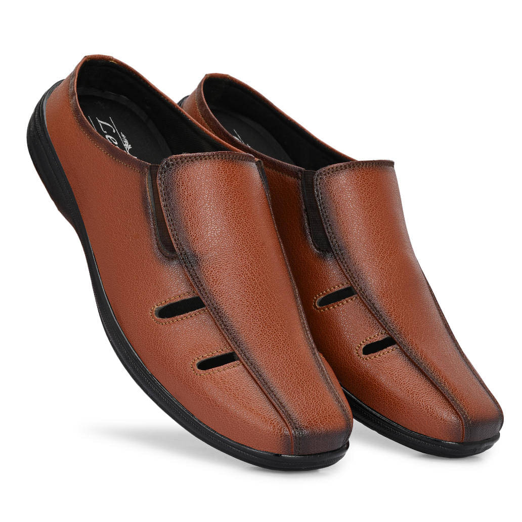     			SNEAKER Open half sandal Tan Men's Lifestyle Shoes