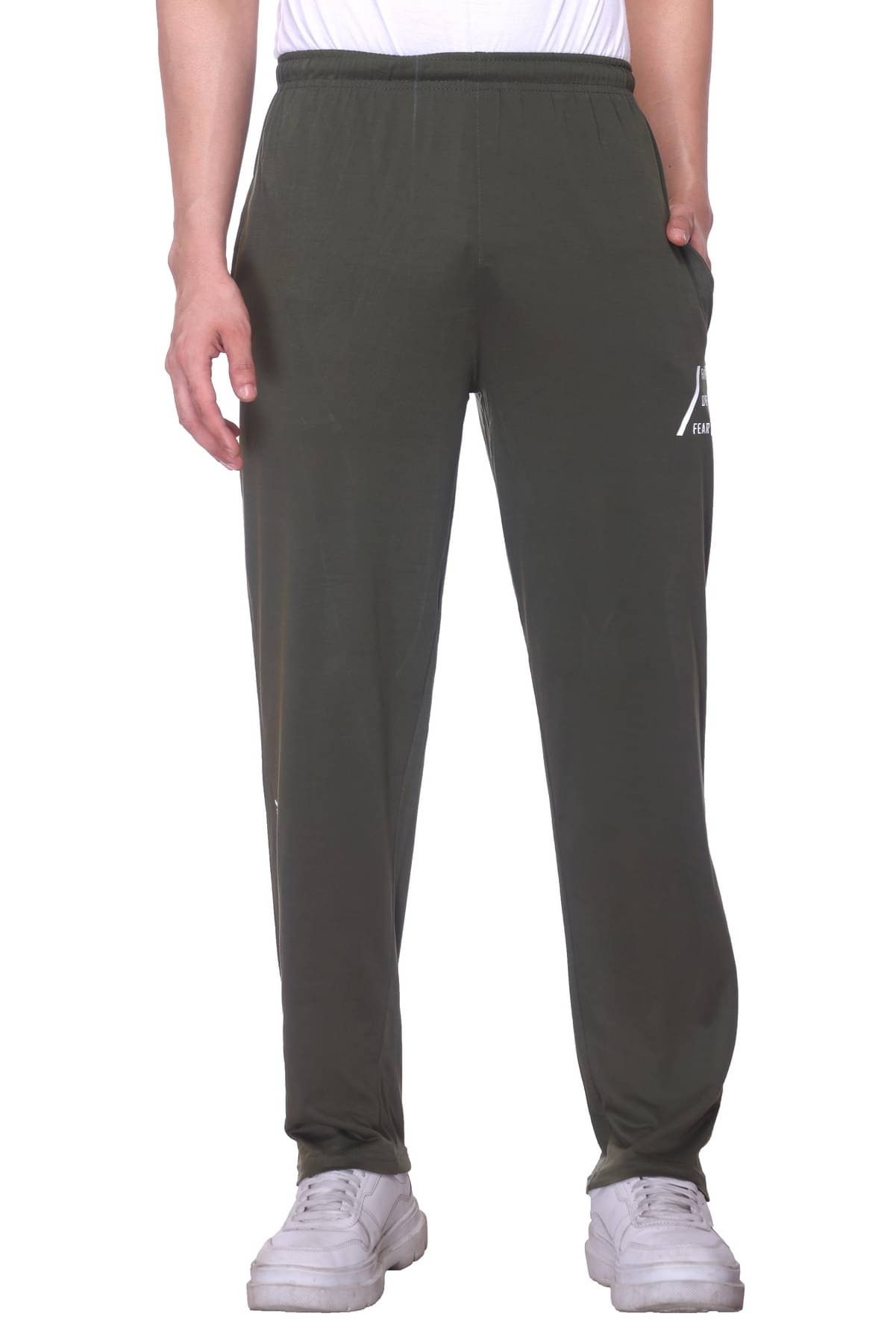     			Xenios Olive Green Cotton Blend Men's Trackpants ( Pack of 1 )