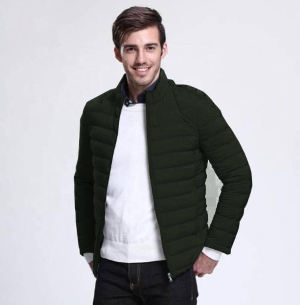 freaks Polyester Men's Puffer Jacket - Dark Green ( Pack of 1 ) freaks Polyester Men's Puffer Jacket - Dark Green ( Pack of 1 )