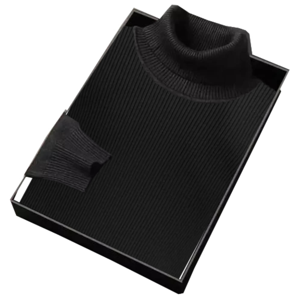     			freaks Woollen High Neck Men's Sweatshirt - Black ( Pack of 1 )
