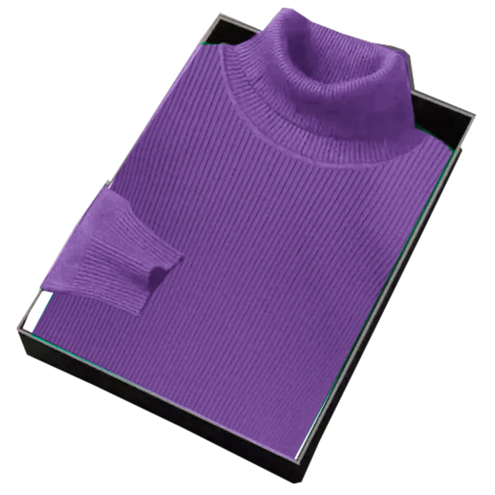     			freaks Woollen High Neck Men's Sweatshirt - Purple ( Pack of 1 )
