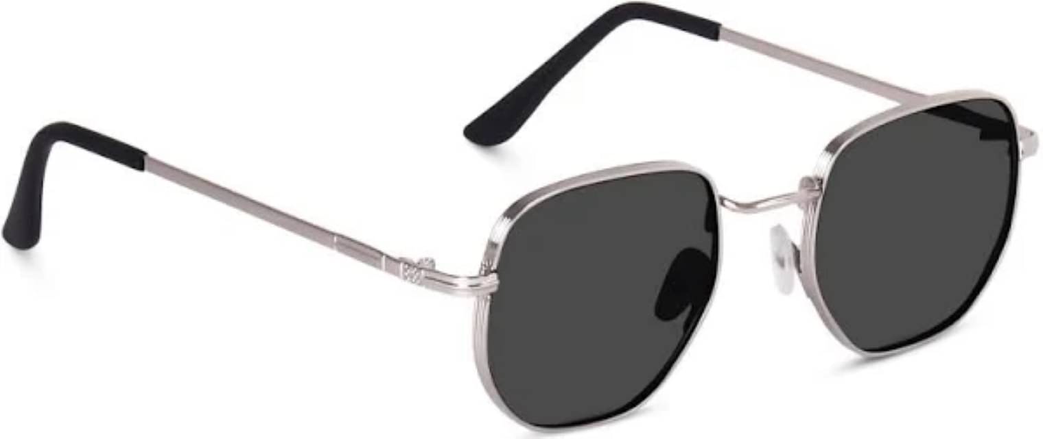     			sell4you Silver Oval Sunglasses ( Pack of 1 )
