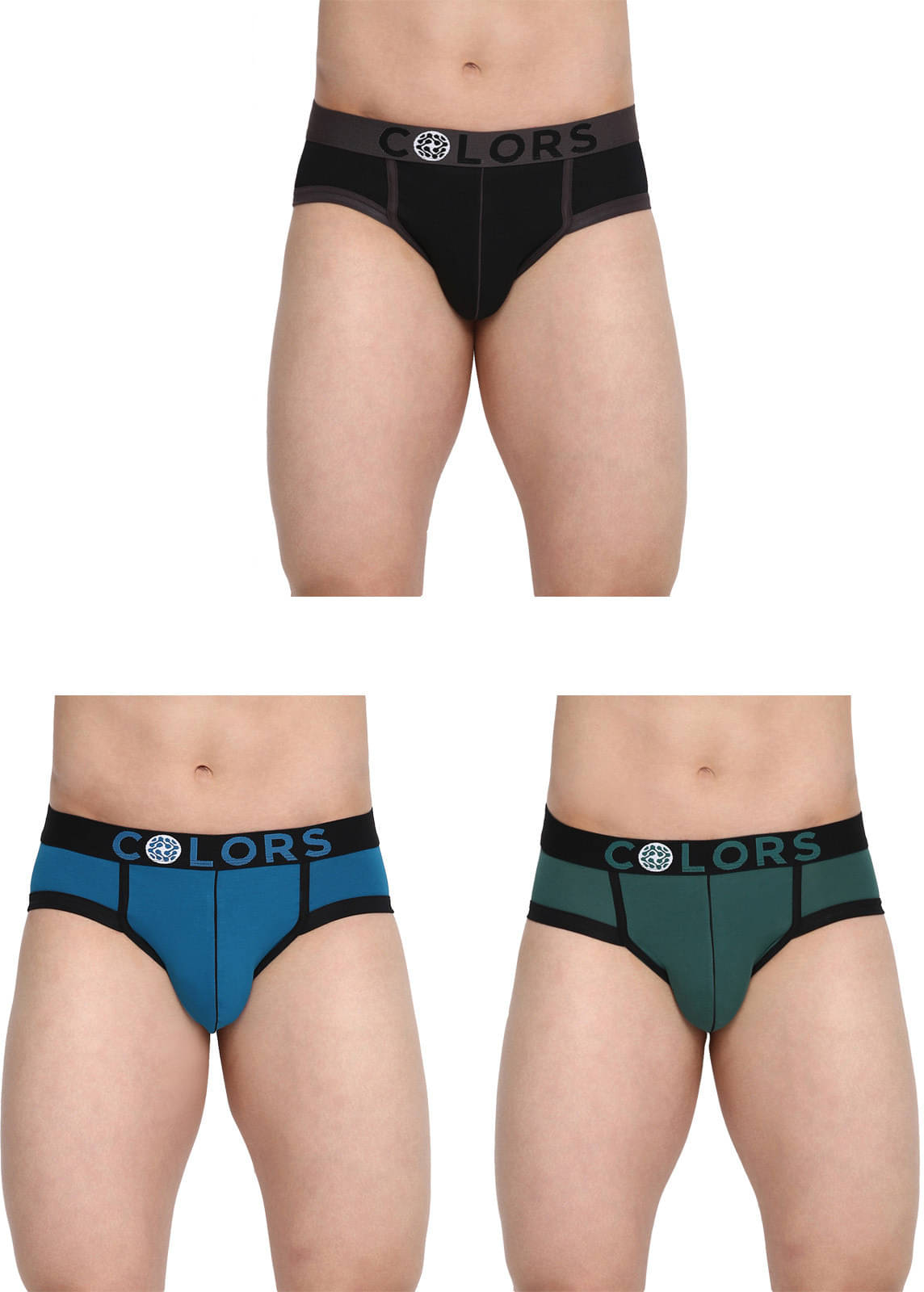 Rupa Frontline Pack of 3 Cotton Briefs For Men's ( Multicolor ) Rupa Frontline Pack of 3 Cotton Briefs For Men's ( Multicolor )