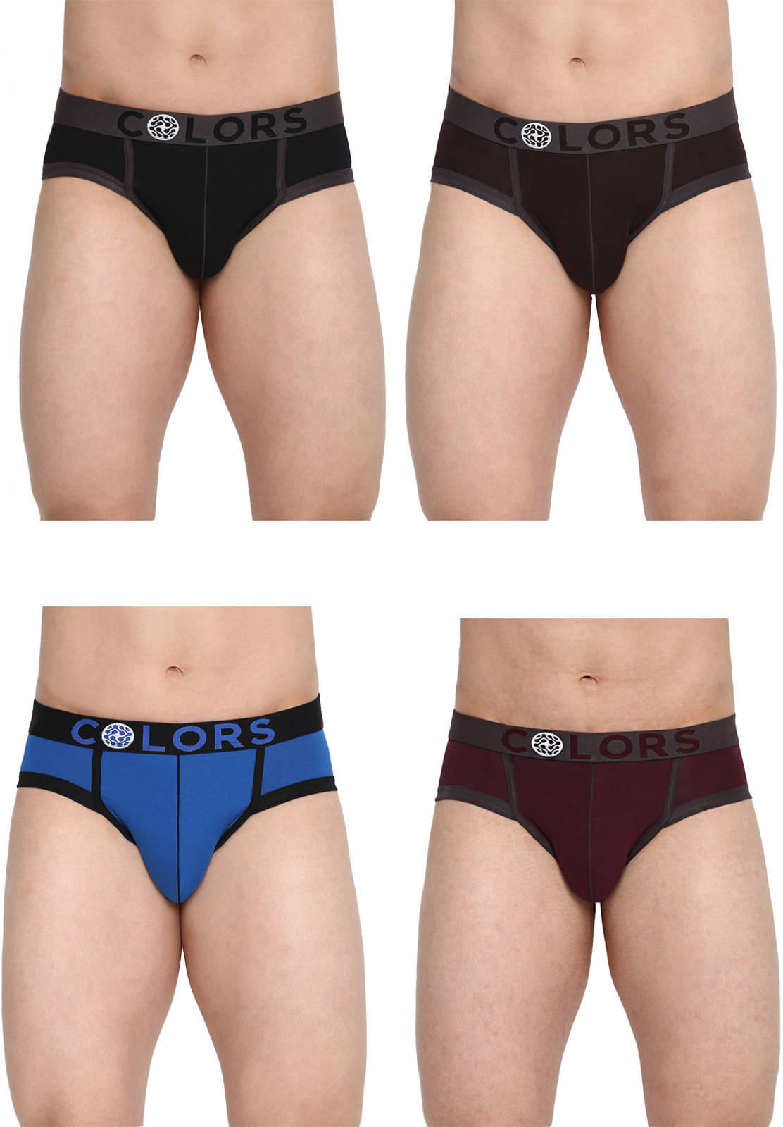 Rupa Frontline Pack of 4 Cotton Briefs For Men's ( Multicolor ) Rupa Frontline Pack of 4 Cotton Briefs For Men's ( Multicolor )