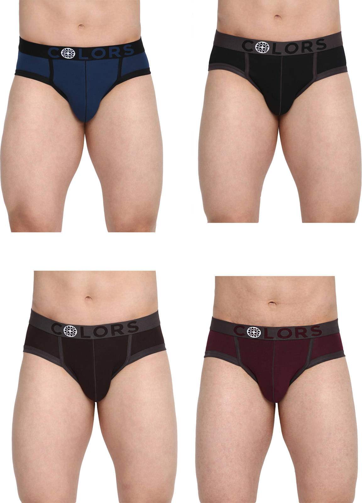     			Rupa Frontline Pack of 4 Cotton Briefs For Men's ( Multicolor )