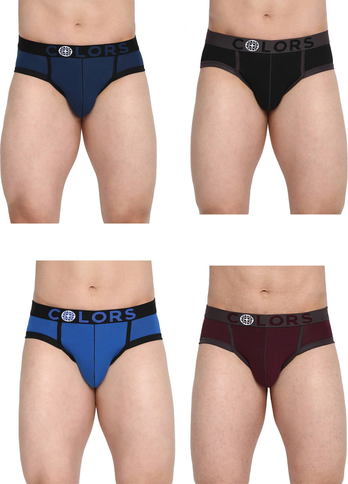     			Rupa Frontline Pack of 4 Cotton Briefs For Men's ( Multicolor )
