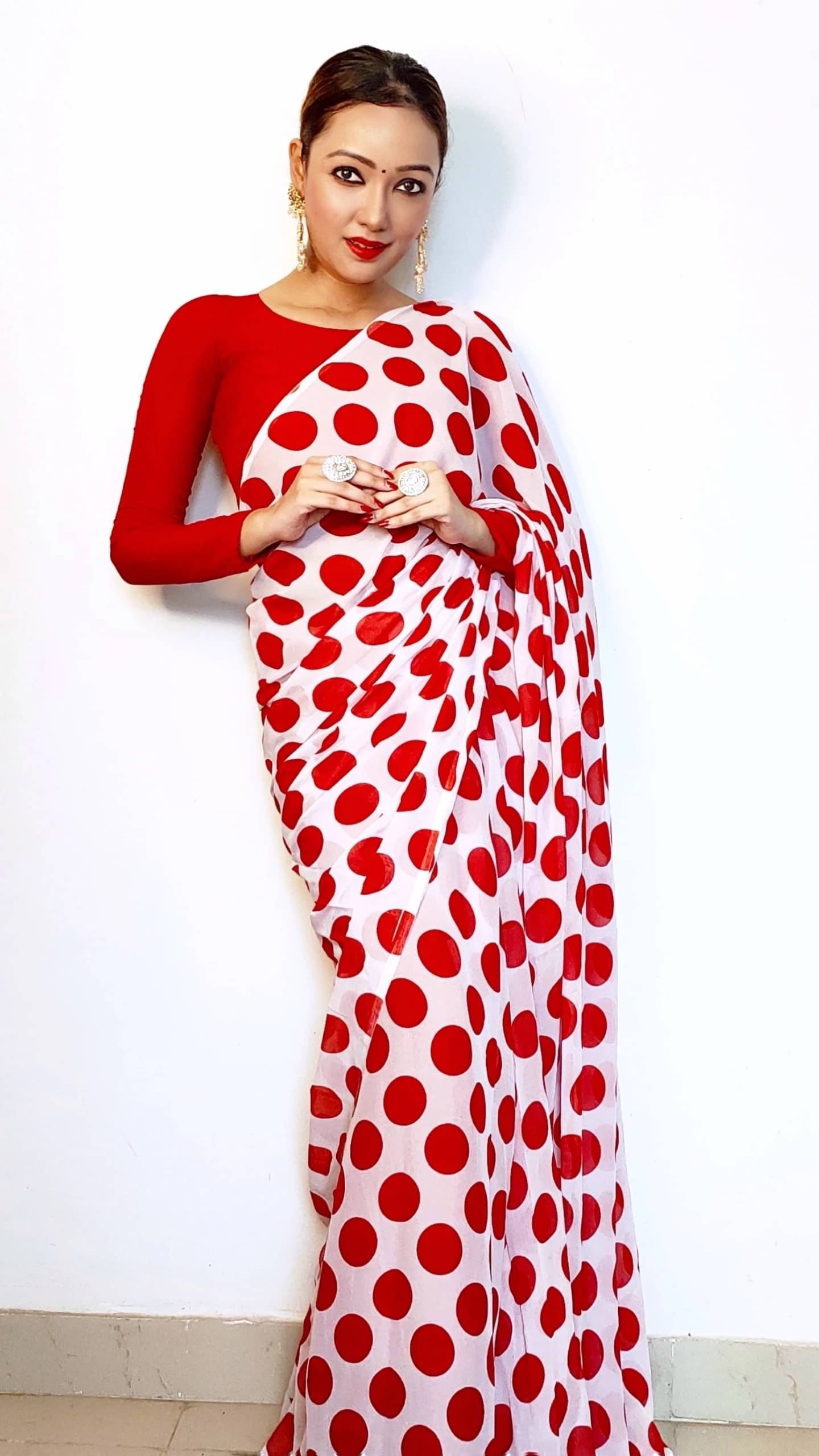 ANAND SAREES Georgette Printed Saree With Unstitched Blouse Piece ( Multicolor ) ANAND SAREES Georgette Printed Saree With Unstitched Blouse Piece ( Multicolor )