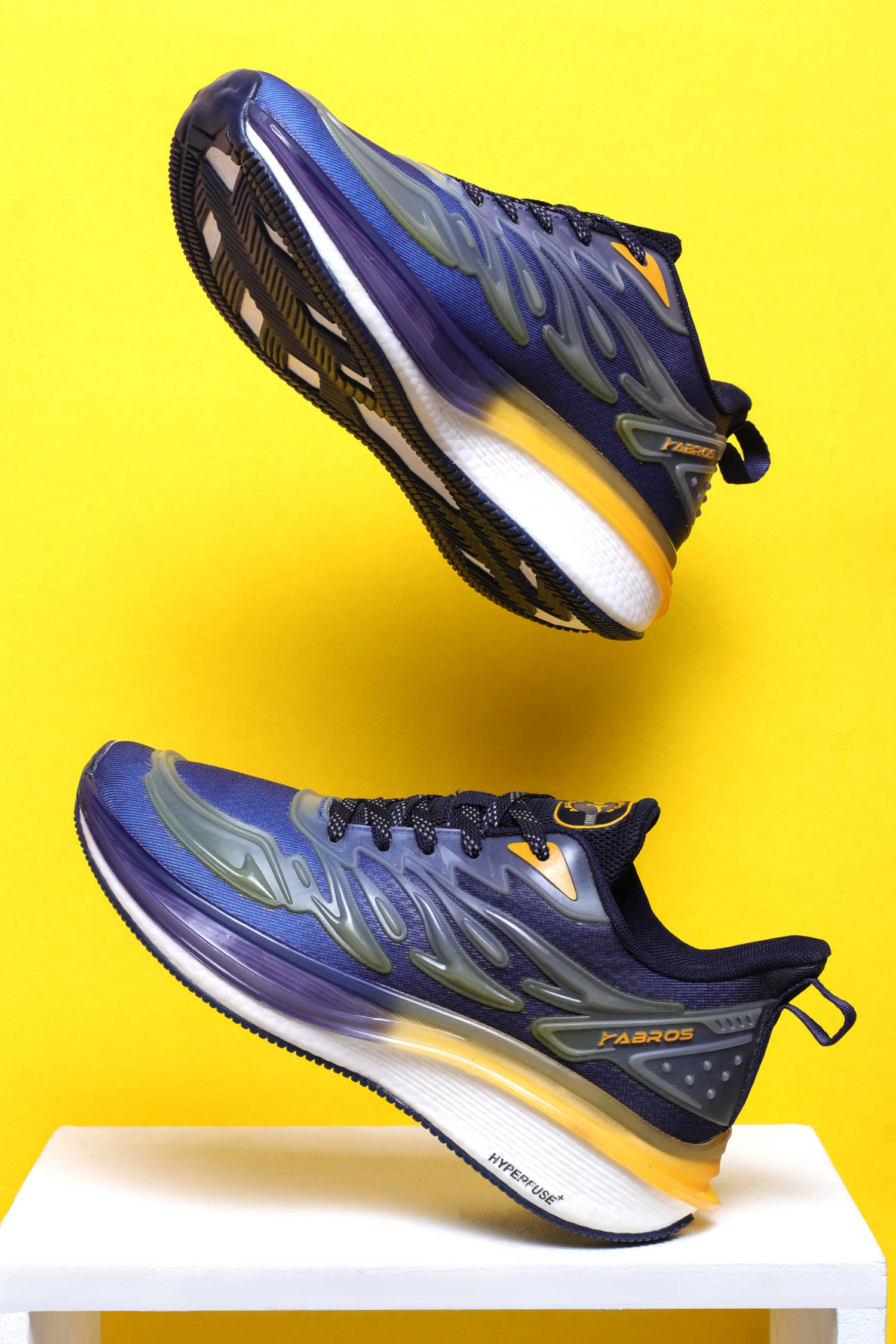     			Abros ARCADE Navy Men's Sports Running Shoes