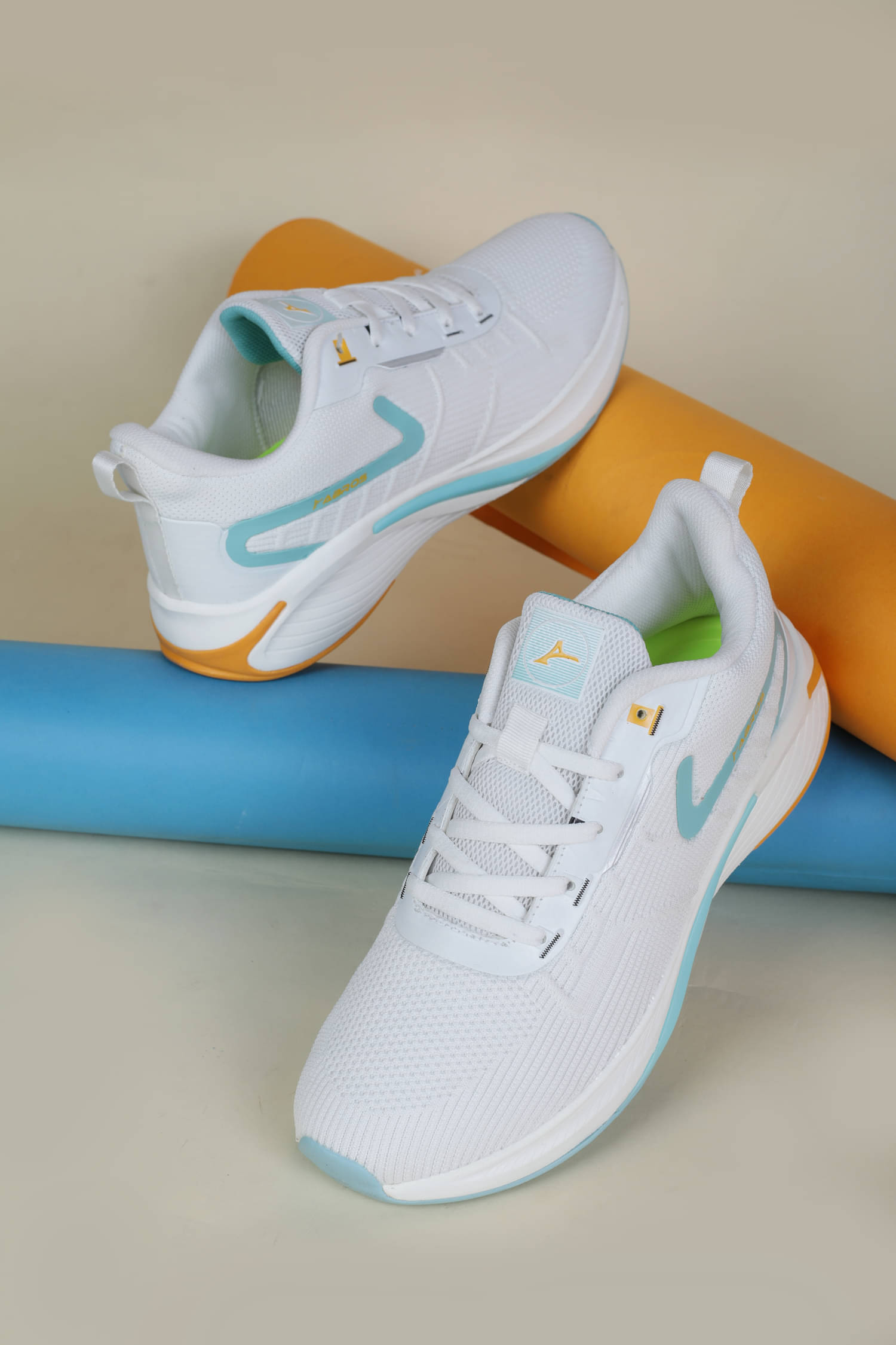     			Abros STRING Off White Men's Sports Running Shoes