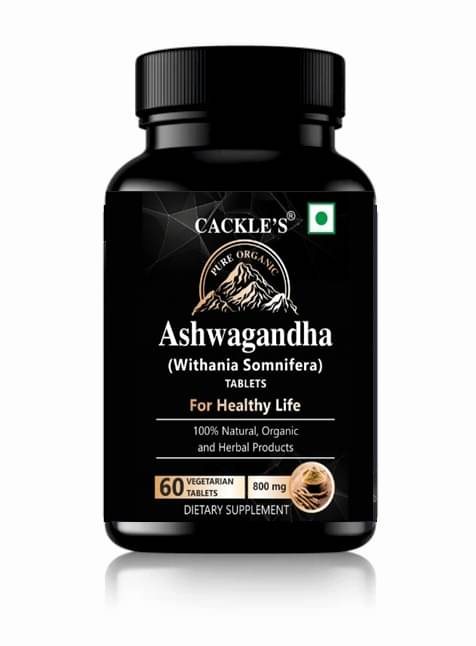     			Cackle's 100% Natural Ashwagandha Tablet 60 no.s