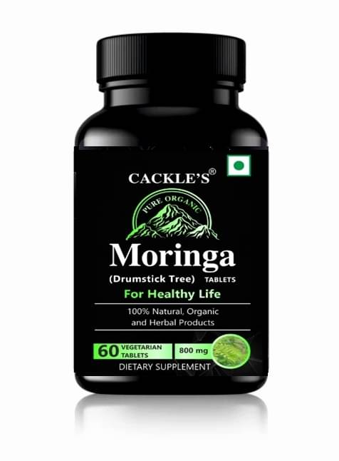     			Cackle's 100% Natural Moringa Tablet 60 no.s