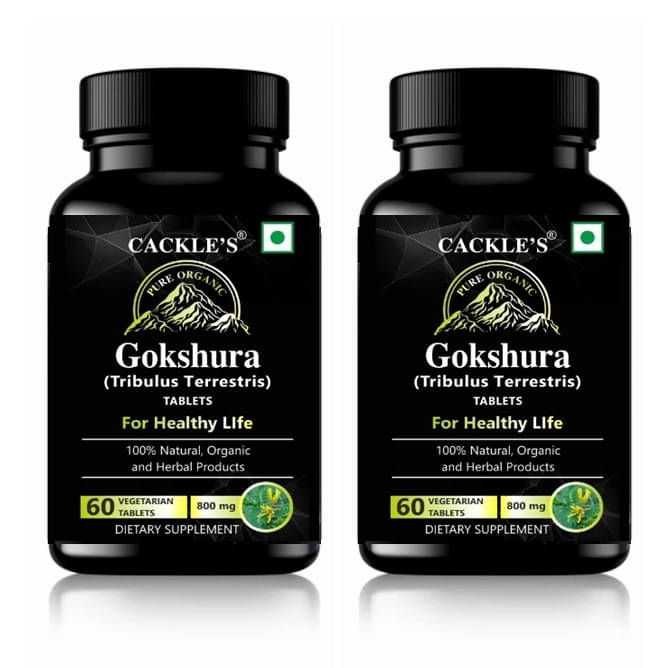Cackle's Gokshura Tablet 60 no.s (Pack of 2) Cackle's Gokshura Tablet 60 no.s (Pack of 2)