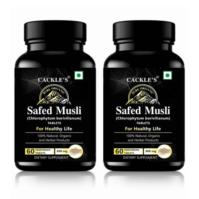    			Cackle's Safed Musli Tablet 60 no.s (Pack of 2)
