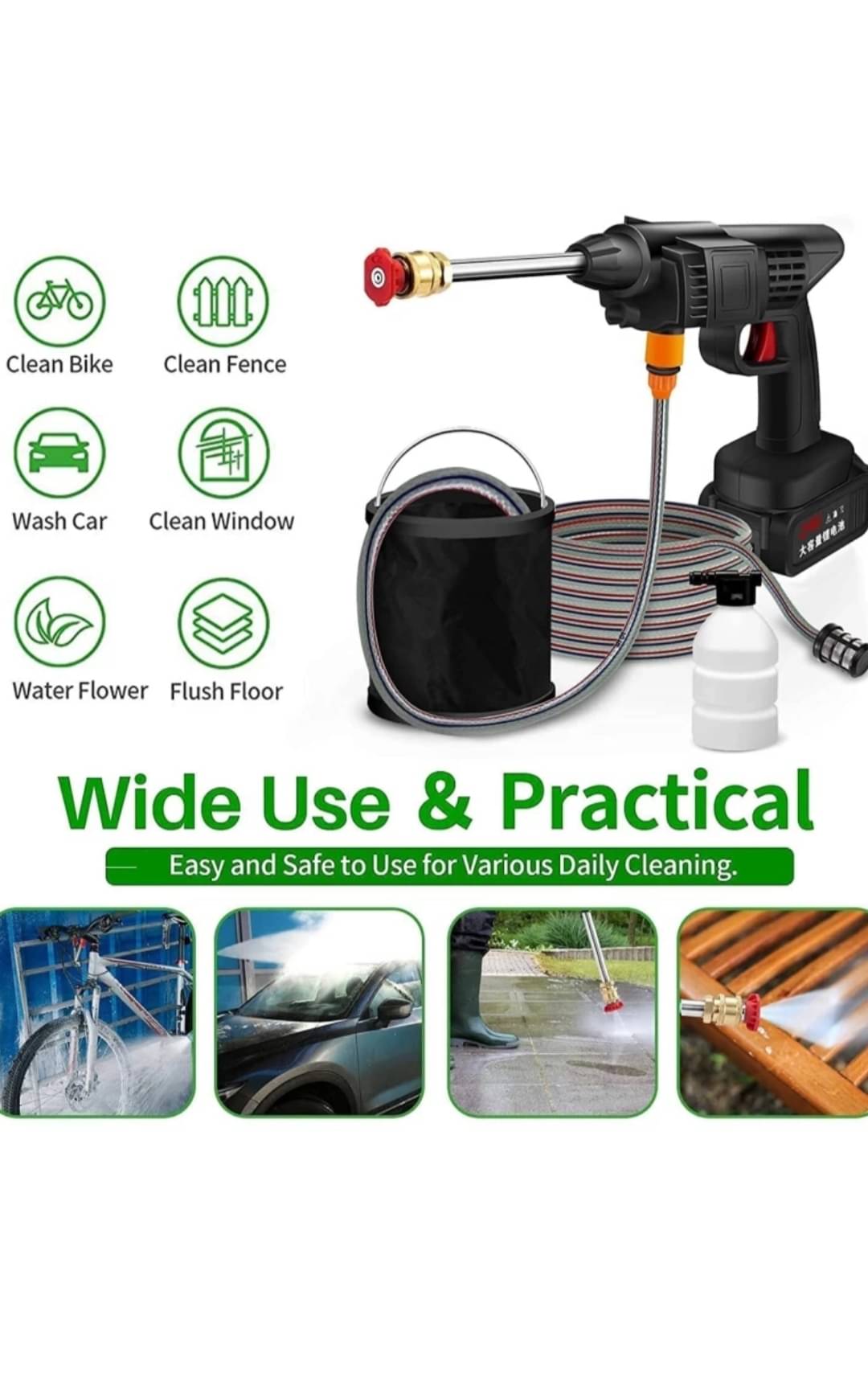 FLEXTOX - Electric Car Washer Home & Car Pressure Washer FLEXTOX - Electric Car Washer Home & Car Pressure Washer
