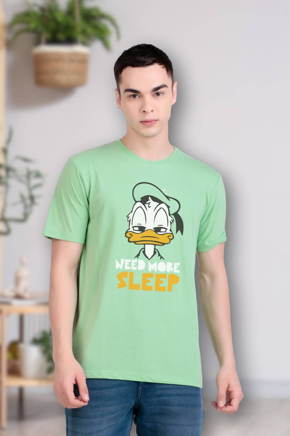 FLYIND VOGUE OUTFIT Men Polyester Regular Fit Self Design T-Shirt ( Mint Green ) FLYIND VOGUE OUTFIT Men Polyester Regular Fit Self Design T-Shirt ( Mint Green )