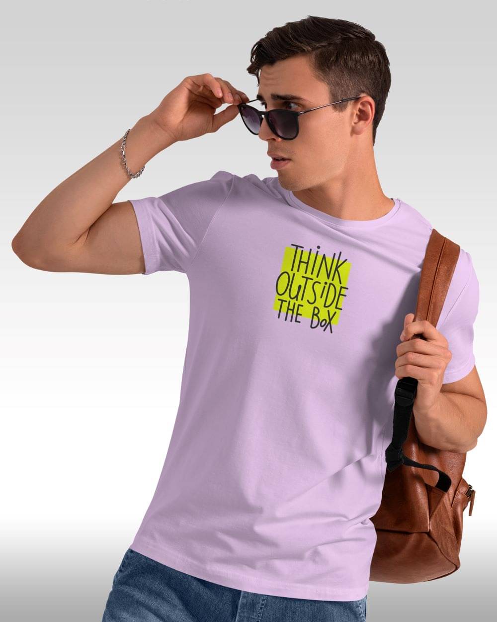     			FLYIND VOGUE OUTFIT Men Polyester Regular Fit Self Design T-Shirt ( Purple )