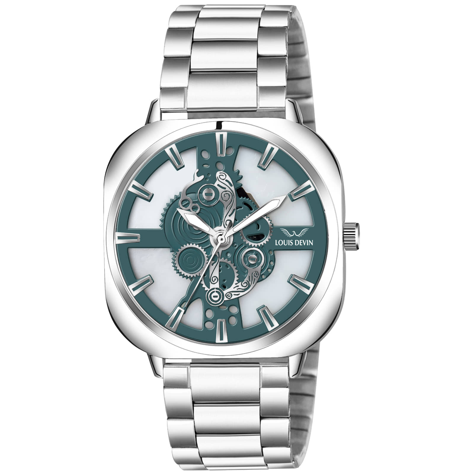 LOUIS DEVIN Silver Metal Analog Men's Watch