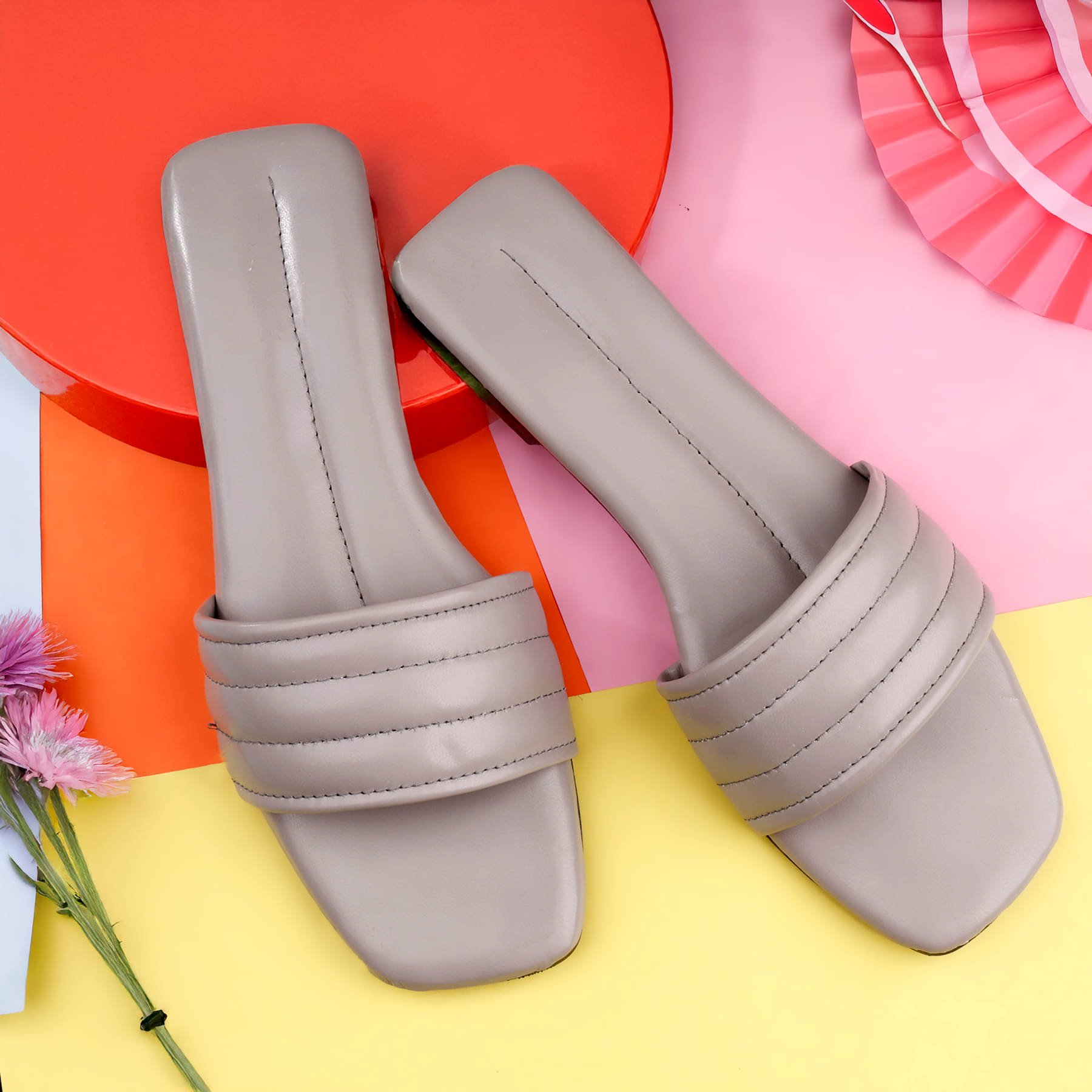     			Paduki Gray Women's Flats